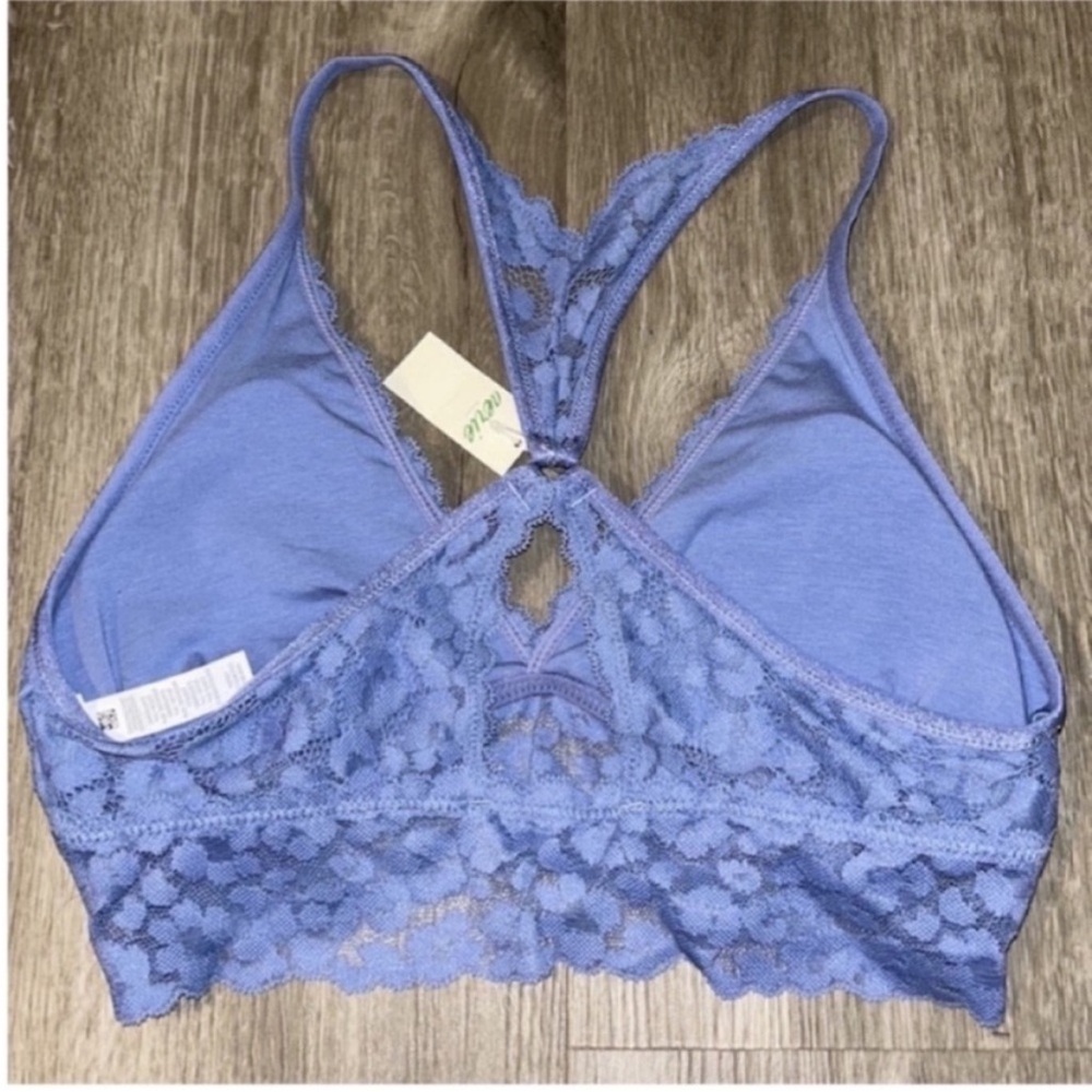 🇺🇸Firm Price🇺🇸 Aerie Wild Side Lace Padded Plunge Bralette - Picture 7 of 9